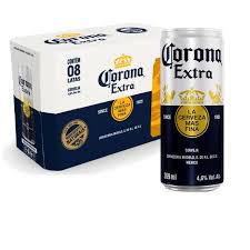 CERVEJA CORONA LATA 269ML CX CARTAO C 8 NPAL