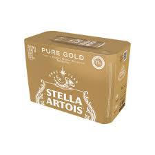 CERVEJA STELLA ARTOIS PURE GOLD LT SLEEK 8X350ML