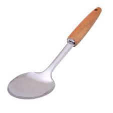 COLHER PARA ARROZ INDUSTRIAL CABO DE MADEIRA