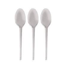 COLHER PLASTICA REFEICAO C 10 BRANCA