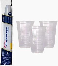 COPO DESCARTAVEL 180ML PS TRANSP PURA CASA