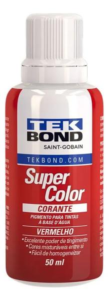 CORANTE LIQUIDO TEKBOND 50ML VERMELHO