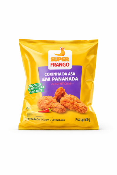COXINHA DA ASA EMPANADA CONGELADA 600G