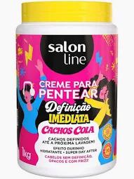 CREME PENTEAR SALON LINE DEFINICAO CACHOS COLA 1KG