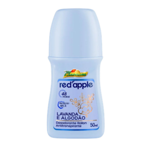 DESODORANTE ROLL ON RED APPLE 50ML   LAVANDA E ALGODAO un