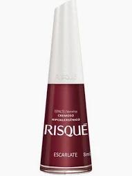 ESMALTE RISQUE BL 8ML ESCARLATE