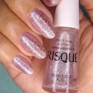 ESMALTE RISQUE BL GRANULADO ROSE