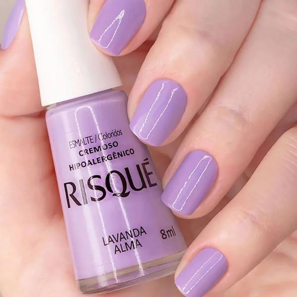 ESMALTE RISQUE BL LAVANDA ALMA