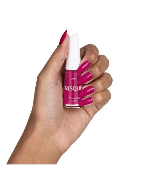 ESMALTE RISQUE BL LEO MANDOU FLORES 6X1