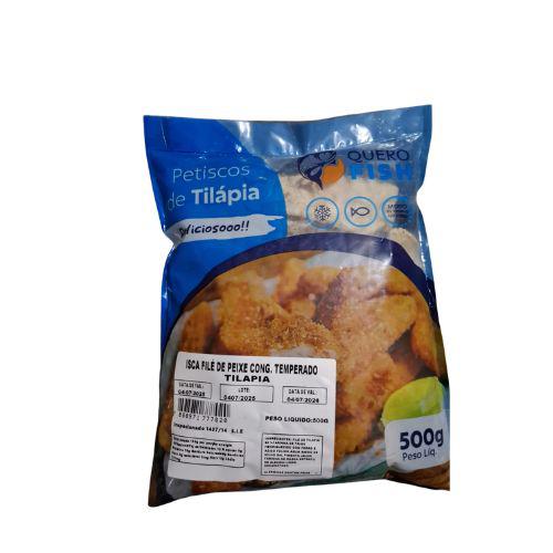 FILE DE TILAPIA TEMPERADO QUERO FISH 500G