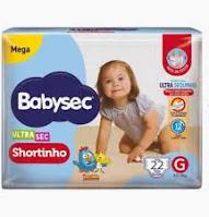 FRALDA BABYSEC ULTRA SEC SHORTINHO MEGA G 22UN