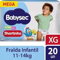FRALDA BABYSEC ULTRA SEC SHORTINHO MEGA XG 20UN