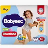 FRALDA BABYSEC ULTRA SEC SHORTINHO MEGA XXG 20UN