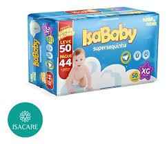 FRALDA ISABABY SUPER SEQUINHA HIPER XG 50UN