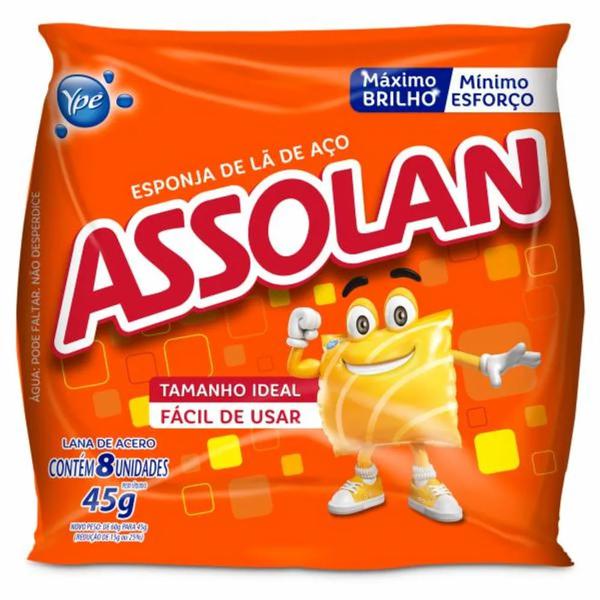 LA DE ACO ASSOLAN 8X1UN 45G DESC