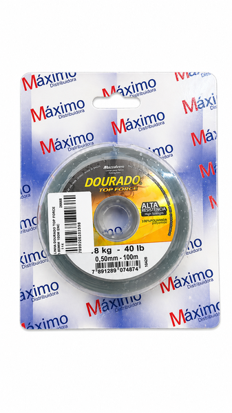 LINHA DOURADO TOP FORCE 0.50MM 100M ENC 1ml