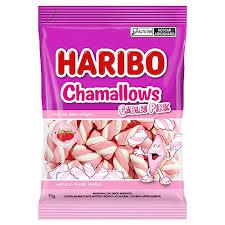 MARSHMALLOW HARIBO CHAMALLOWS CABLES PINK 70G