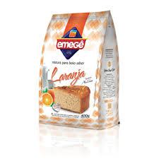 MISTURA BOLO EMEGE 400G   LARANJA