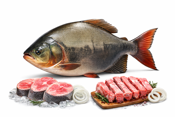 PEIXE TAMBAQUI LIMPO SEM ESCAMAS kg