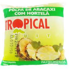 POLPA DE FRUTA TROPICAL ABACAXI COM HORTELA 100G