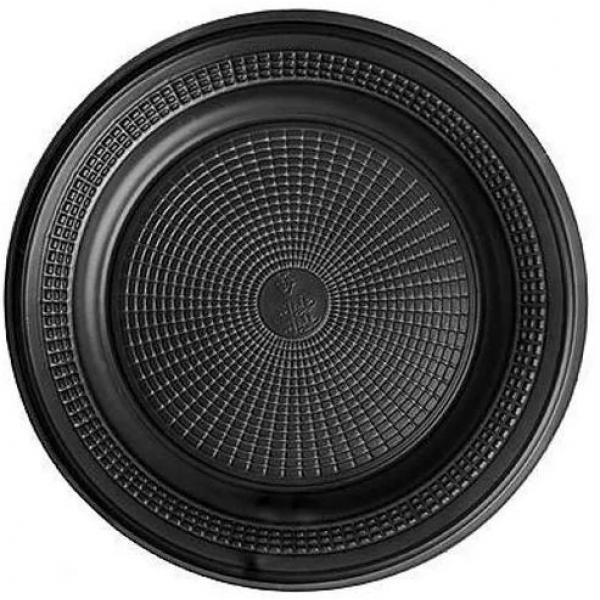 PRATO PLAST BIO 15 CM C 10 PRETO