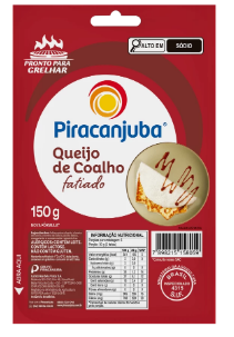 QUEIJO COALHO PIRACANJUBA FATIADO 150G