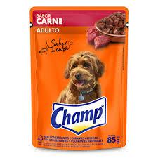 RACAO CHAMP SACHE ADULTO CARNE 85GR