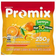 REFRESCO PROMIX 250G LARANJA un