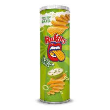 RUFFLES TUBO TIRA ONDA S CREAM 100G