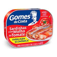 SARDINHA GOMES DA COSTA MOLHO DE TOMATE 250G