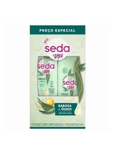 SHAMPOO 300ML + CONDIC.SEDA BABOSA 190ML