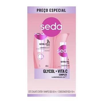 SHAMPOO 300ML + CONDIC.SEDA LUMINOUS 190ML