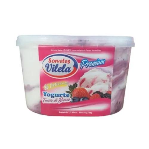 SORVETE 1.5 LT YOGURTE FRUTTO DI BOSCO VILELA