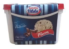 SORVETE 2 LT FLOCOS VILELA
