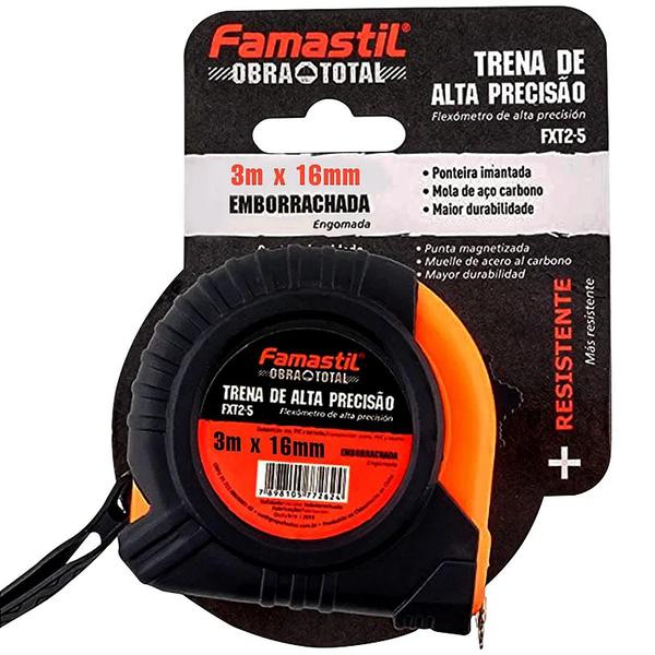 TRENA ACO 3M EMBORRACHADA 16MM FAMASTIL