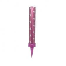 VELA FONTE COR  ROSA
