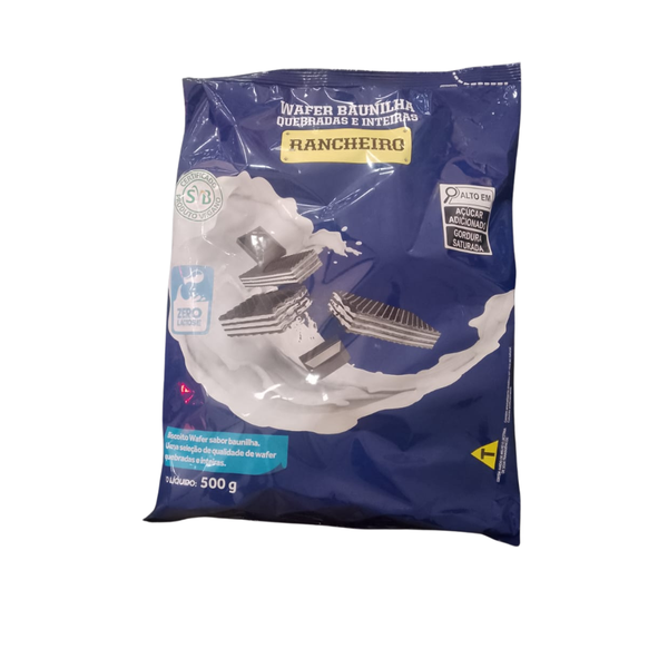 WAFER RANCHEIRO BAUNILHA 500G