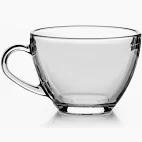 XICARA DE VIDRO CAFE 230ML UNITARIA