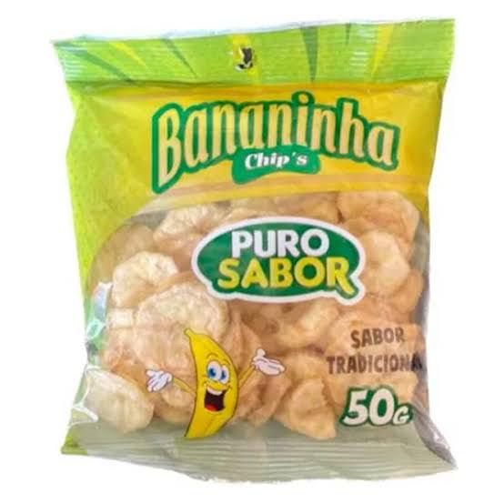BANANINHA VERDE PURO SABOR 50GR TRADICIONAL