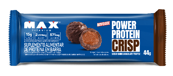 BARRA PROTEINA MAX TITANIUM 44GR CHOC POWER