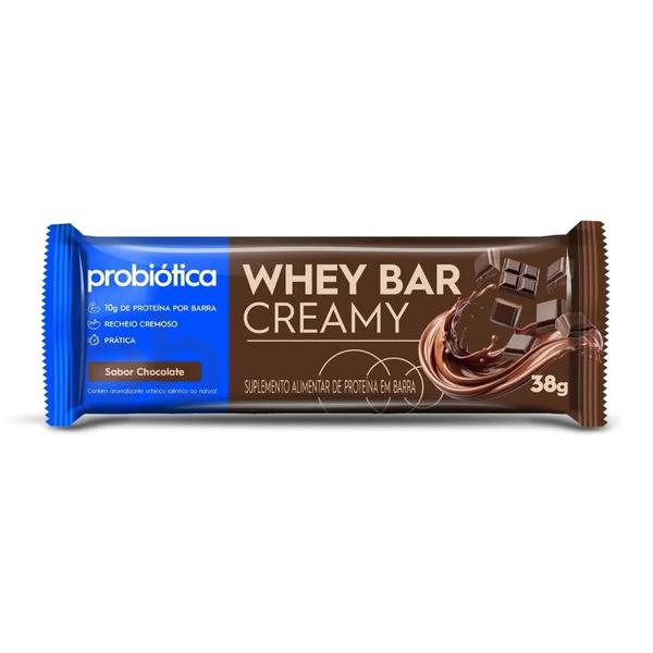 BARRA WHEY PROBIOTICA 38GR CHOCOLATE