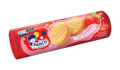 BISC PANCO RECHEADO 140GR MORANGO