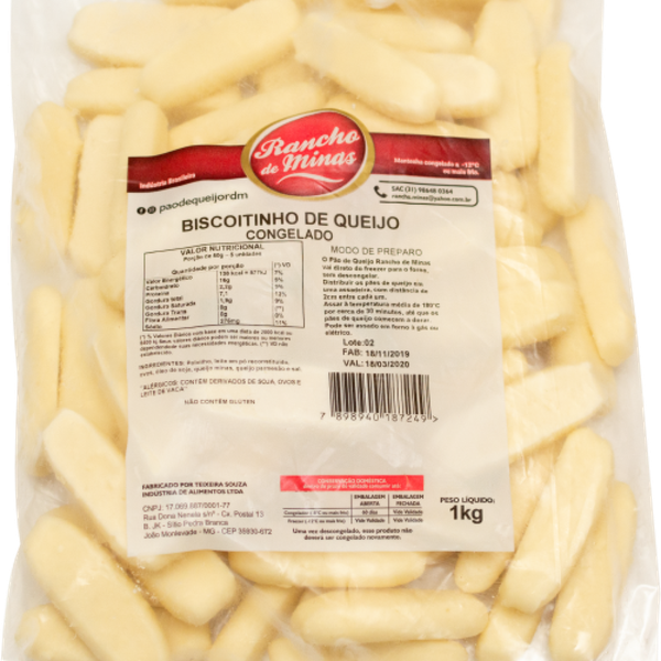 BISCOITINHO QUEIJO RANCHO DE MINAS 800GR