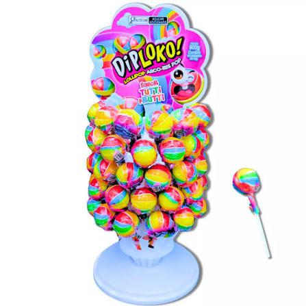 CHICLE DIPLOKO 15GR LOLLIPOP ARCO CUBO