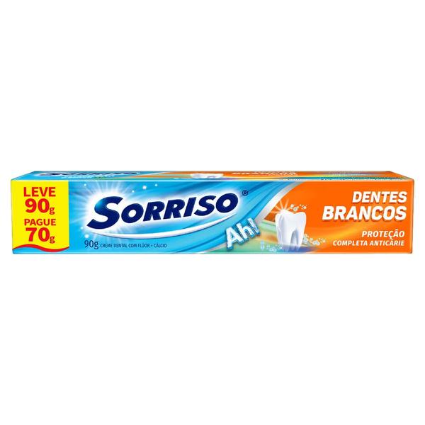 CREME DENT SORRISO DENTES BRANCOS LV90GR PG70GR