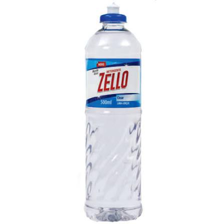 DETERG LIQ ZELLO 500ML CLEAR