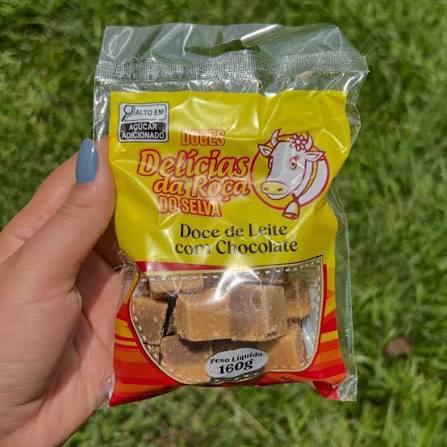 DOCE LEITE DELICIAS ROCA DO SELVA 160GR CHOCOCATE
