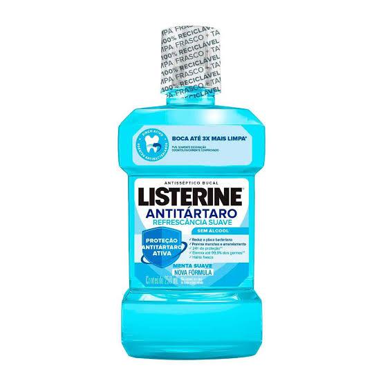 ENXAG LISTERINE 250ML ANTITARTARO MENTA ZERO