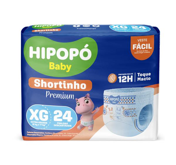 FRALDA SHORTINHO HIPOPO JUMBO XG 24UND
