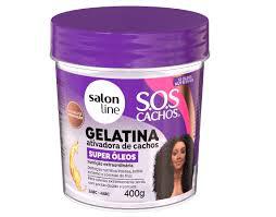 GELATINA SALON LINE 400GR SOS CACHOS SUPER OLEOS